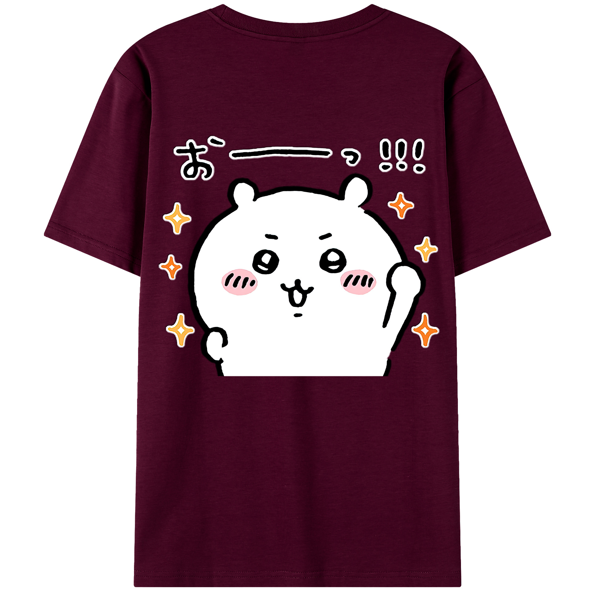 （画像用） ちいかわ ちいかわ Chii-kawa chiikawa レディース半袖Tシャツ(バックプリント)